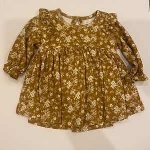 Jamie Kay Golden Floral Dress 0-3 months